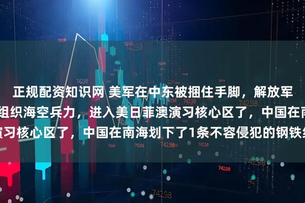 正规配资知识网 美军在中东被捆住手脚，解放军抓住千载难逢的战机，组织海空兵力，进入美日菲澳演习核心区了，中国在南海划下了1条不容侵犯的钢铁红线